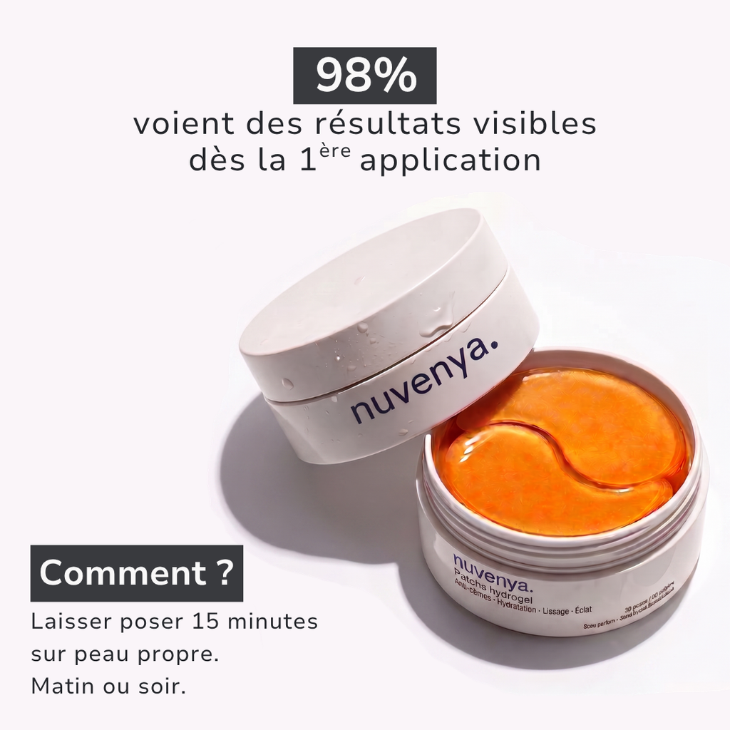 Patchs hydrogel caféine — Regard lissé, illuminé et décongestionné